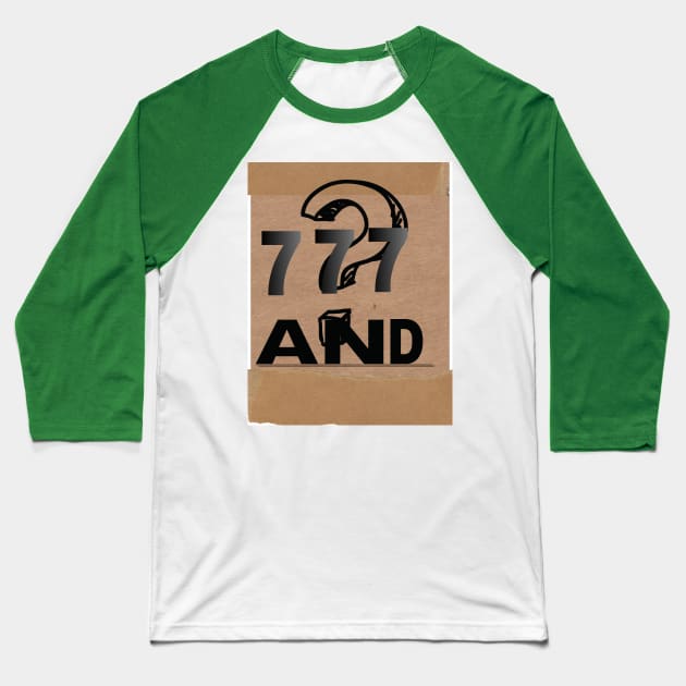 777 Baseball T-Shirt by Àjan84